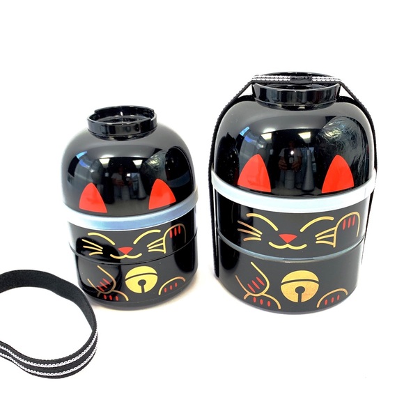 Kokeshi bento Kawaii cat black - Picture 9 of 9